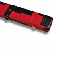 Peradon Leather Case Black Red 3QTR